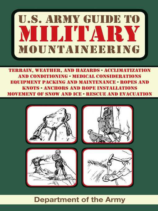 Title details for U.S. Army Guide to Military Mountaineering by U.S. Department of the Army - Wait list